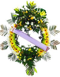 Corona Funeraria Grande con entrega en Cementerio Santa Cruz de Tenerife - Sta Cruz Tenerife