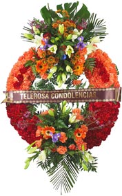 Corona Funeraria Grande con entrega en España