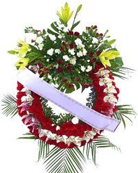 Corona Funeraria Mediana entrega en Cementerio Santa Cruz de Tenerife - Sta Cruz Tenerife